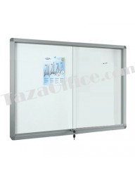 Soft Board Cabinet with Sliding Glass & Lock